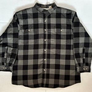 Red Head Brand Co Men's Green/Black Plaid Sherpa-Lined Flannel Jacket, 2XL